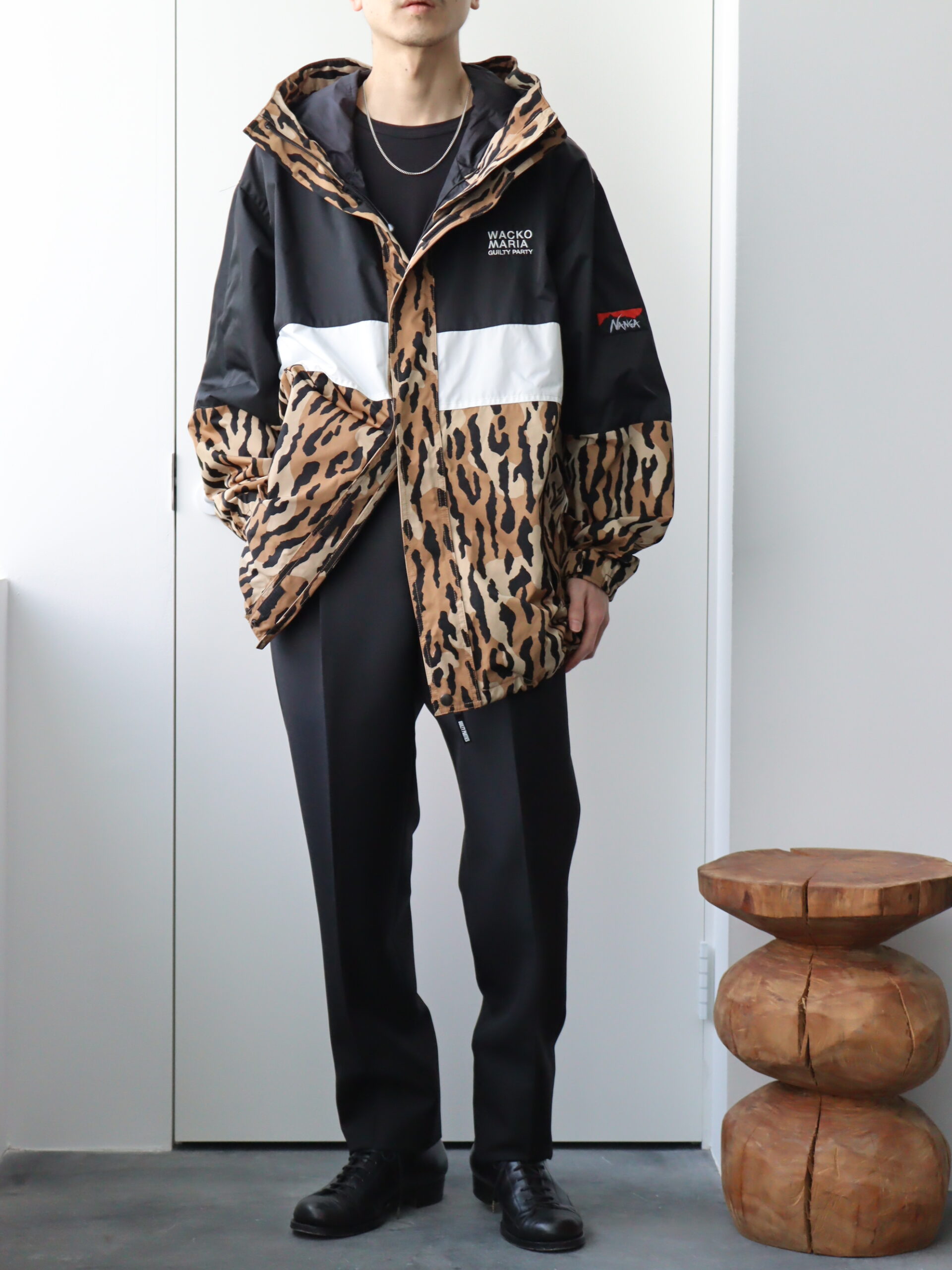 WACKO MARIA LEOPARD MOUNTAIN PARKA NANGA頑張ります - マウンテン 