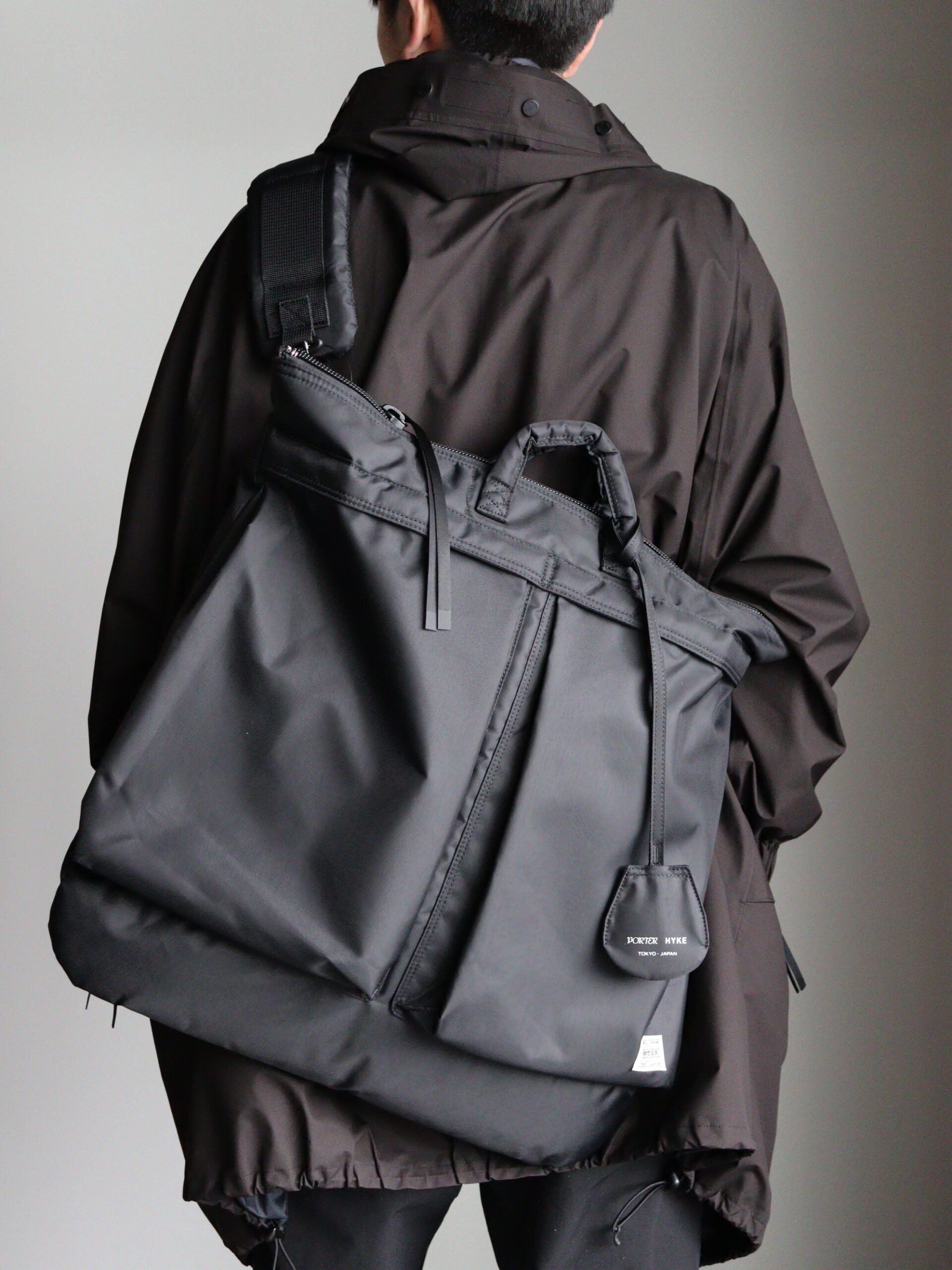 PORTER × HYKE helmet bag (large)BLACK品 | labiela.com