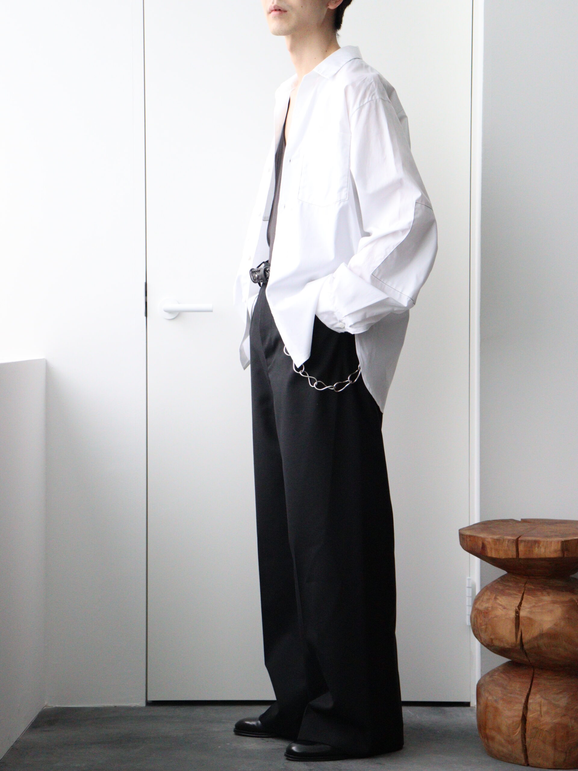 sunsea N.M Oxford w/耳 beach pants - パンツ