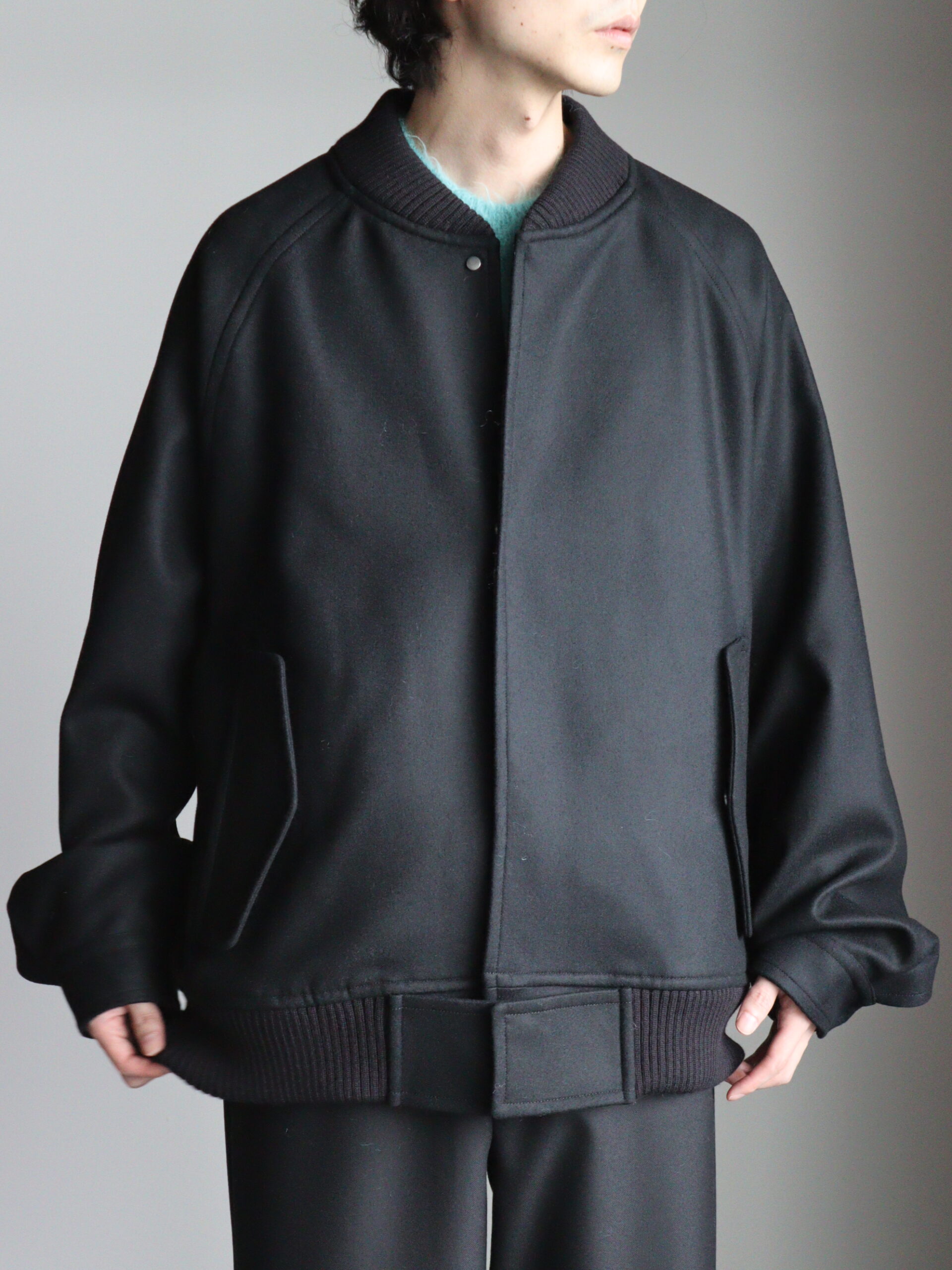 stein OVERSIZED MELTON STUDIUM JACKET - 通販 - www