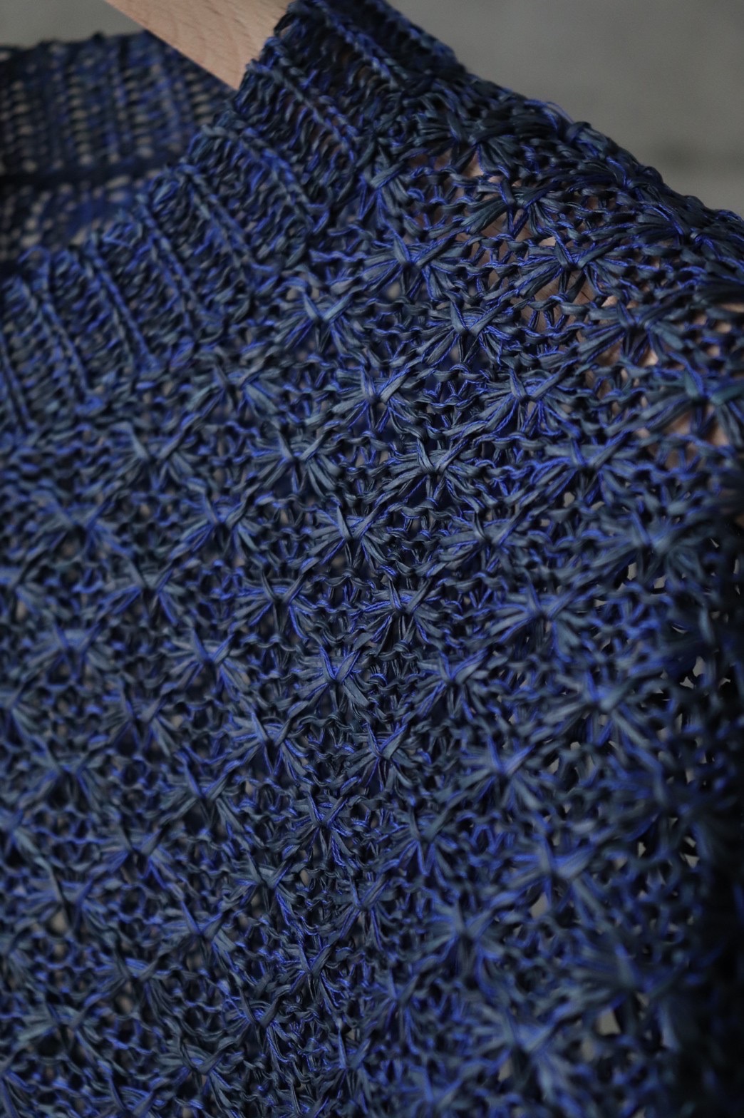 amachi. 和紙ニット 22ss water depth knit LS ニット/セーター