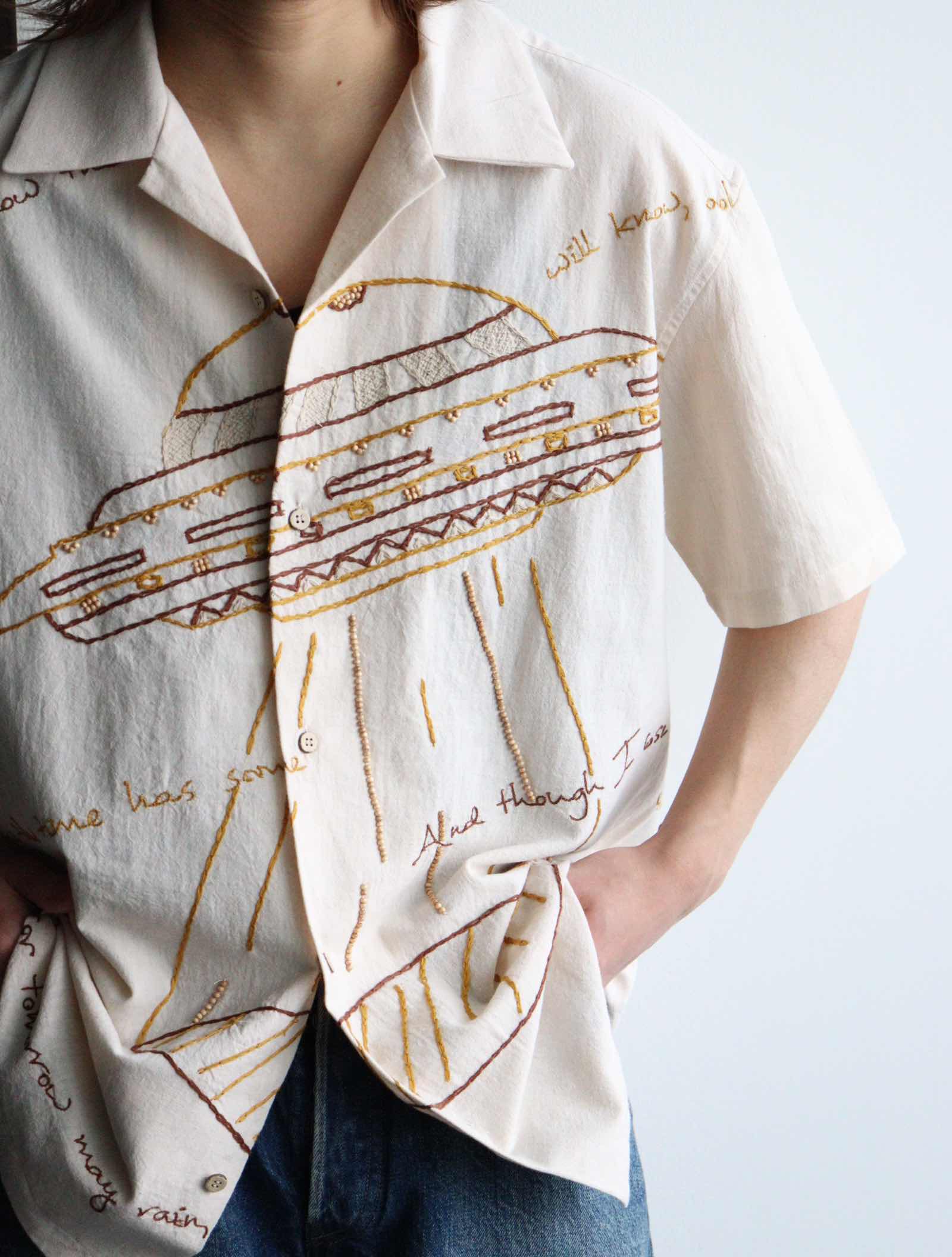 IDEAL｜イデアル公式オンラインショップ / Khadi embroidery shirt