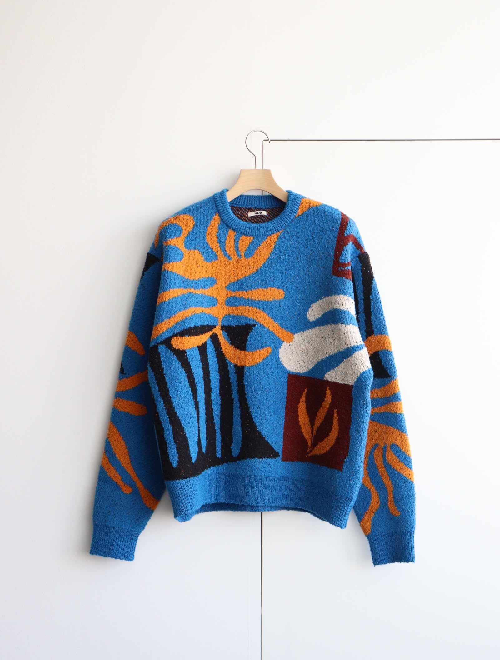 KHOKI Intarsia-knit jumper
