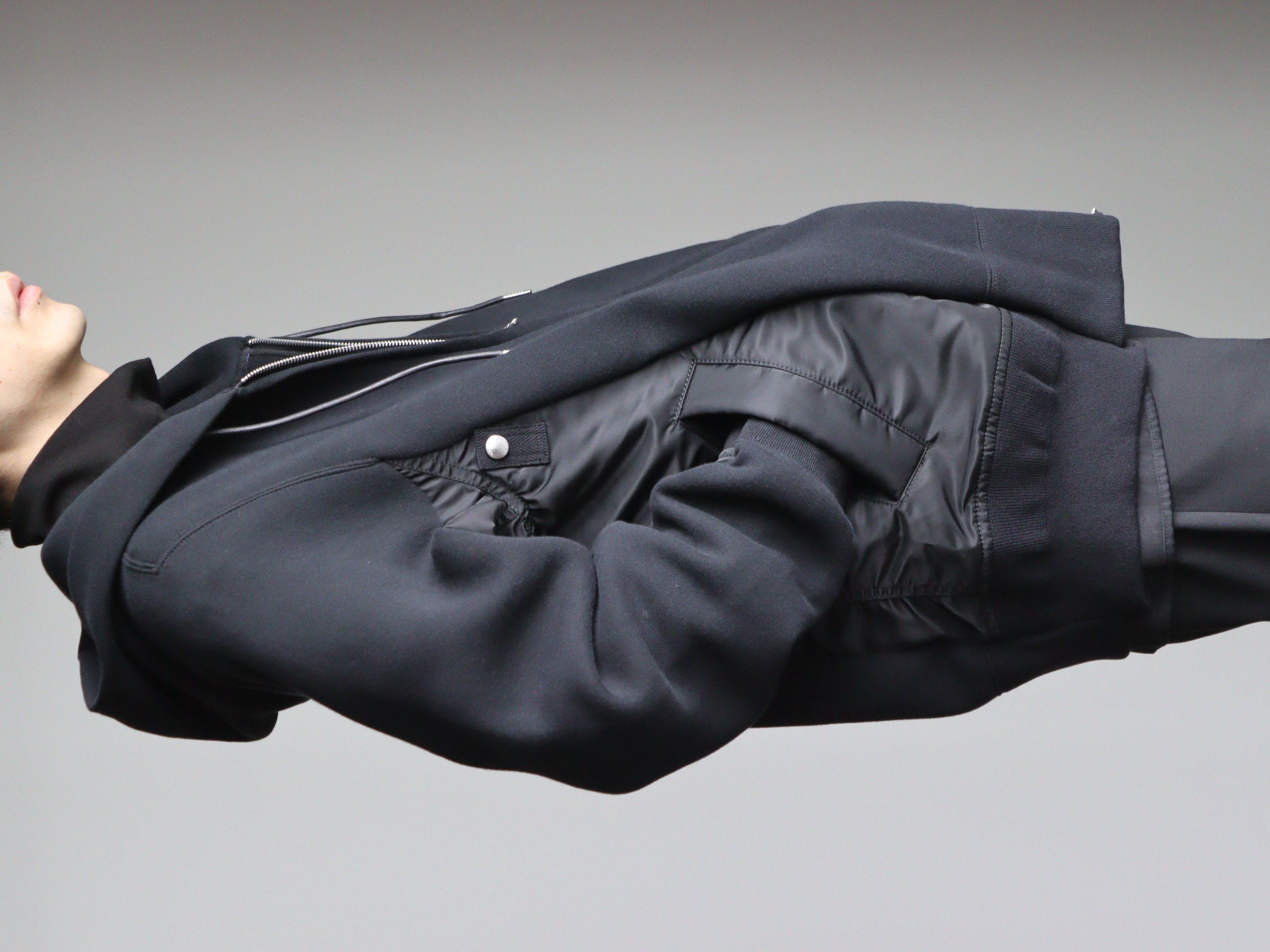 ジャック アンド ジョーンズ メンズ ジャケット・ブルゾン アウター Jack  Jones Originals heavy puffer jacket in black paisley - 3
