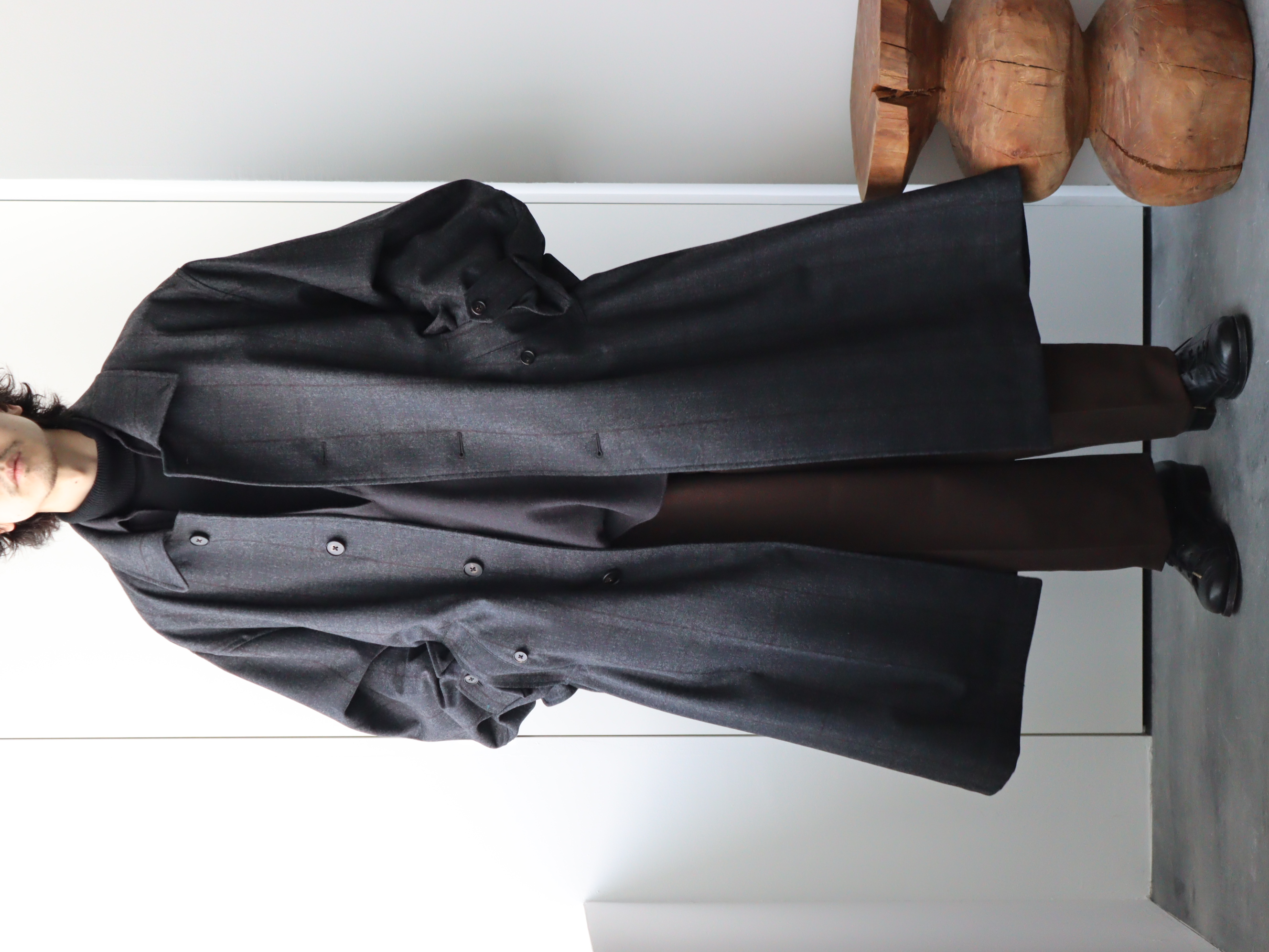 2021?新作】 [stein]Inverted Pleats Coat Balmacaan Coat - htii.edu.kz