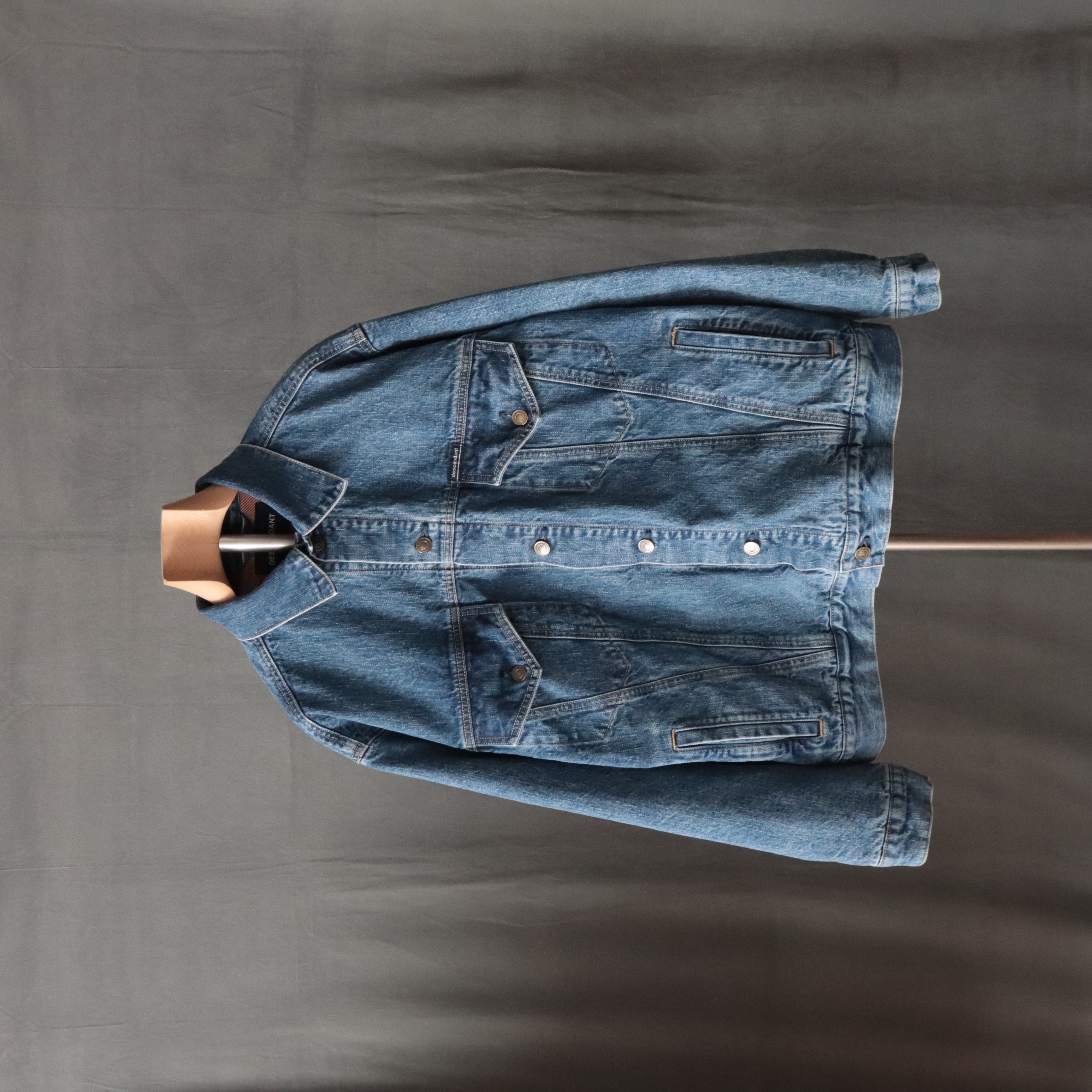 descendant DENIM TWEED SMOCK