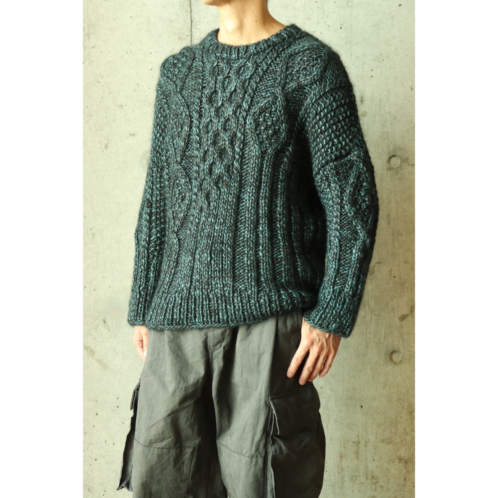 amachi. 20AW Silk Aran Knit定価154000円